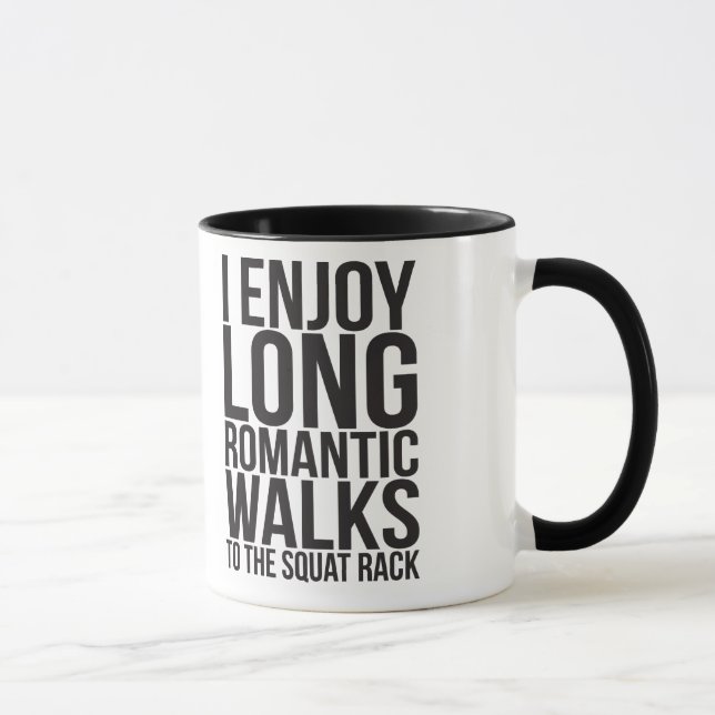 Tasse J'Apprécie Les Longues Marches Romantiques Jusqu'A (Droite)