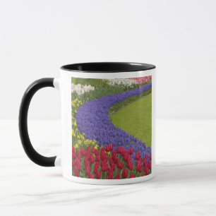 Tasse Jardin de tulipes, de jacinthes et de jonquilles,