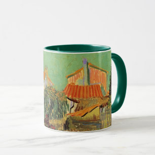Tasse Jardin derrière une maison par Vincent van Gogh