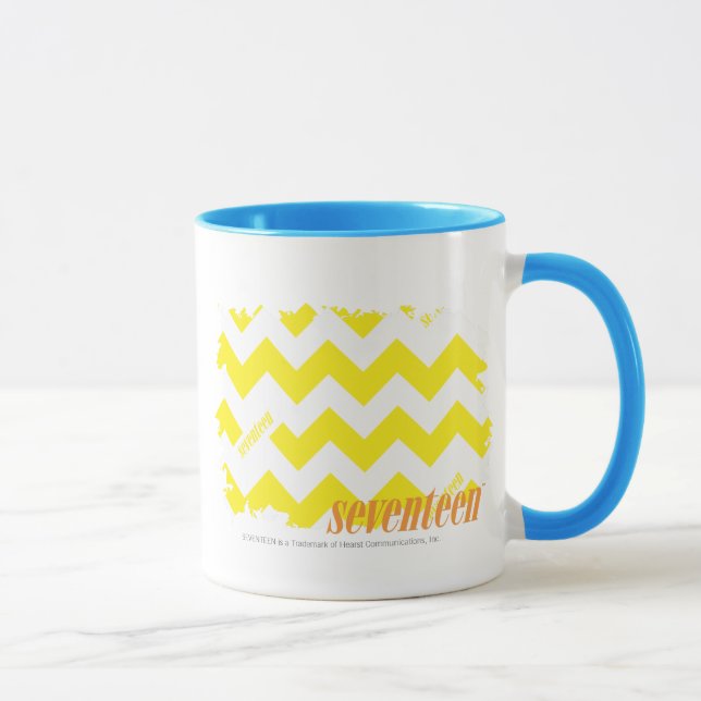 Tasse Jaune 2 de zigzag (Droite)