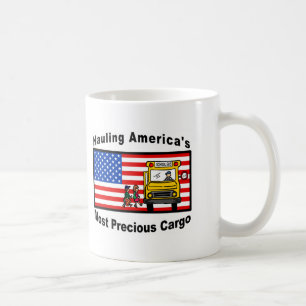 Tasse jaune d'autobus scolaire - customisée