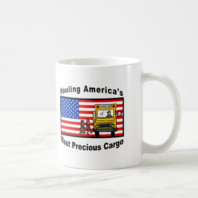 Tasse jaune d'autobus scolaire - customisée (Droite)