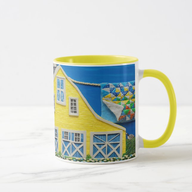 Tasse jaune de grange (Droite)