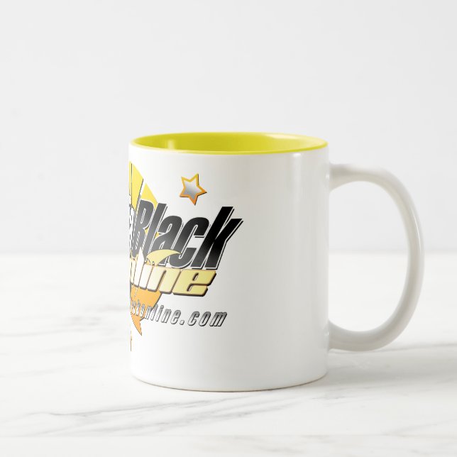 Tasse jaune en ligne noire 01 de Claudia (Droit)