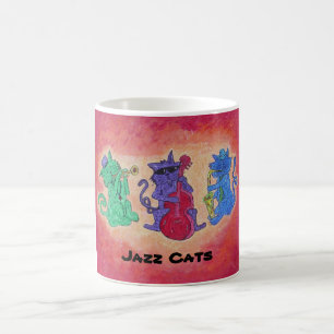 Tasse - Jazz-Katzen
