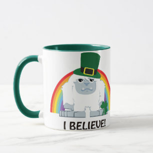 Tasse Je Crois ! Leprechaun Yeti