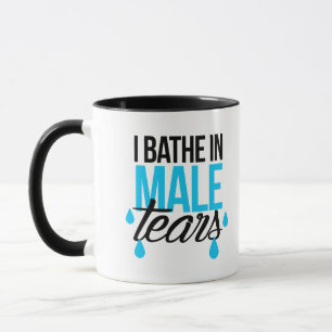 Tasse Je me baigne en larmes masculines
