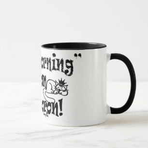 Tasse Je ne fais pas "fais" des matins !