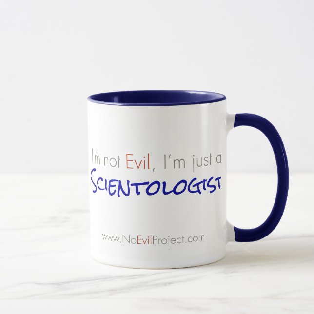 Tasse Je ne suis pas le Mal, je suis juste un Scientolog (Droite)
