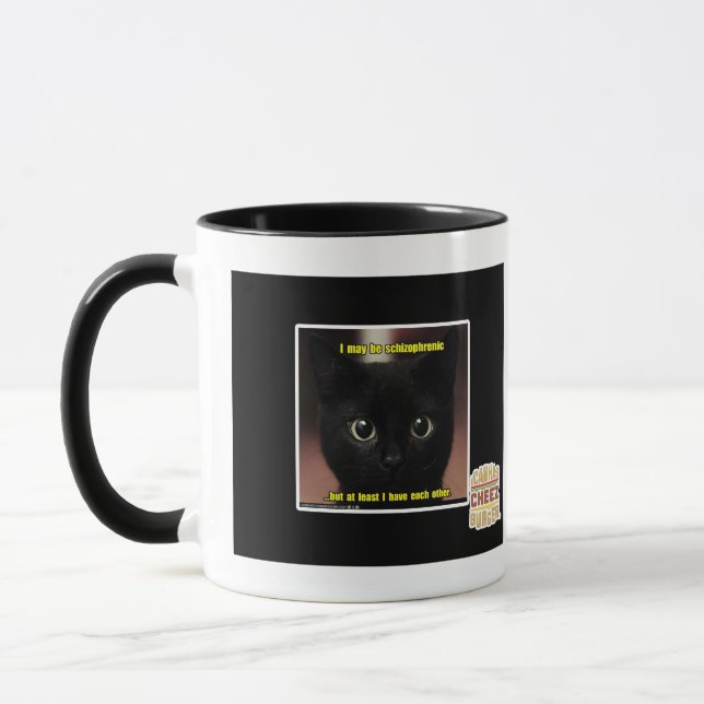 Tasse Je peux être schizophrène (Gauche)