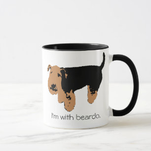 Tasse Je suis avec Beardo