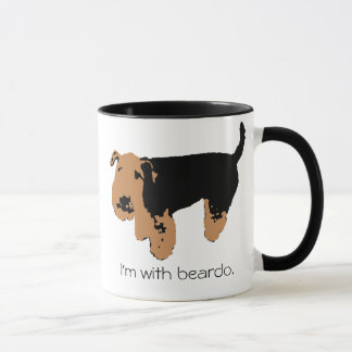 Tasse Je suis avec Beardo