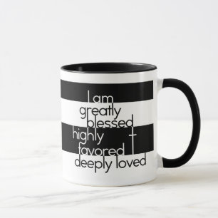 Tasse Je suis considérablement béni, fortement favoris