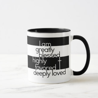 Tasse Je suis considérablement béni, fortement favorisé,