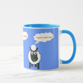 Tasse Je suis d'accord avec l'élection générale
