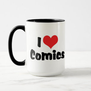 Tasse Je suis fan de bandes dessinées - Amoureux de band