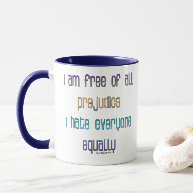 Tasse Je suis libre de tout le préjudice (Avec donut)