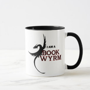 Tasse Je suis un livre Wyrm (imprimé les deux côtés)