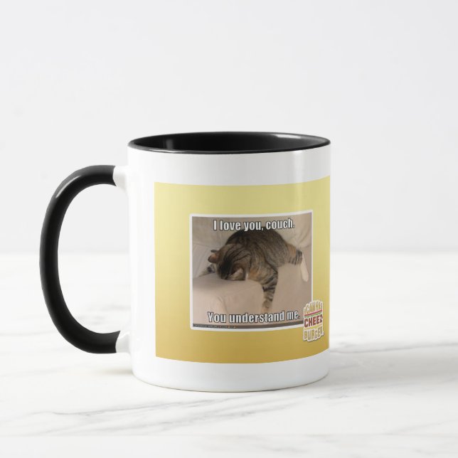 Tasse Je t'aime, divan (Gauche)