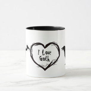 Tasse Je t'aime Goth