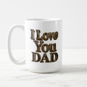 Tasse Je T'Aime Papa – Cadeau de Fête des Pères de
