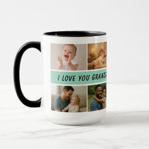 Tasse Je T'Aime Papi Bonne Fête des Grands-Paren