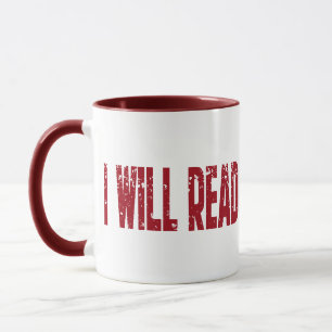 Tasse Je vais lire plus de livres