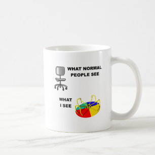 Tasse Je vois ce qui est drôle