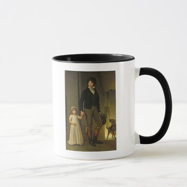 Tasse Jean-Baptiste Isabey et sa fille (Droite)