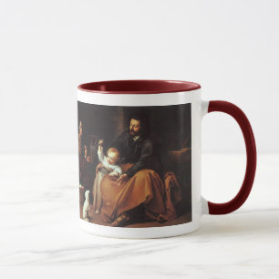 Tasse Jésus avec le moineau - Murillo,… le mot était