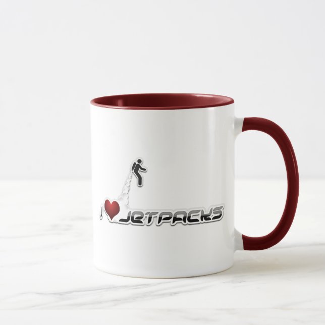 Tasse Jetpacks du coeur I (Droite)