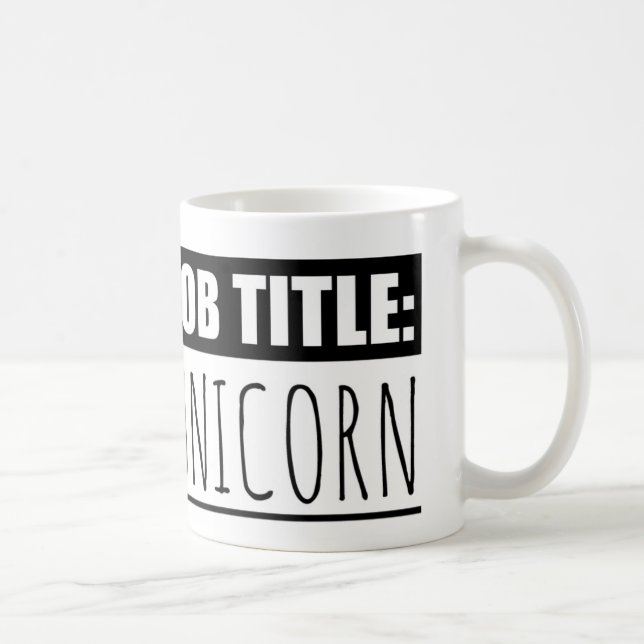 Tasse - Job-Titel: Einhorn (Rechts)