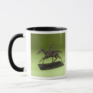 Tasse Jockey sur un cheval (bronze)