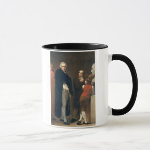 Tasse John Flaxman (1755-1826) modelant son buste de