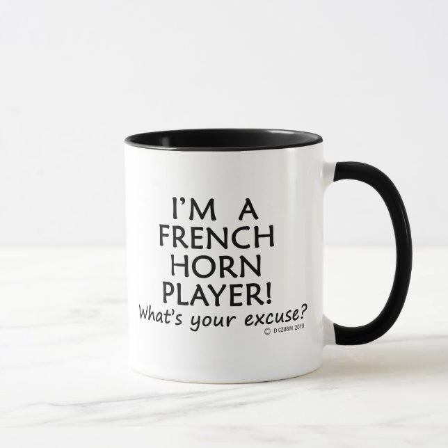 Tasse Joueur de la Corne française (Droite)