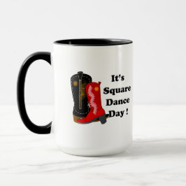 Tasse Jour de la danse carré