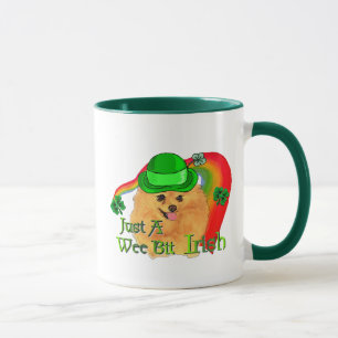 Tasse Jour de la Saint Patrick de Pomeranian