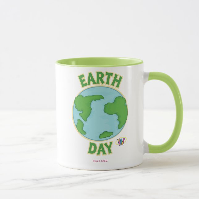 Tasse Jour de la terre de Webkinz (Droite)