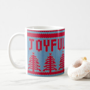 Tasse joyeuse du chandail mignon de Noël