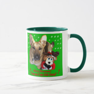 Tasse Joyeux berger allemand de Noël