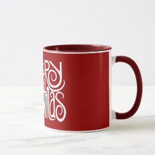 Tasse Joyeux Noël de la Musique blanche