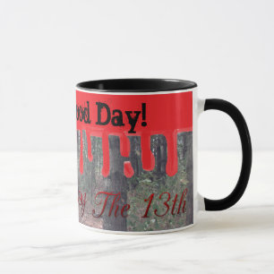 Tasse Joyeux vendredi la 13e coupe de café de Blood Camp