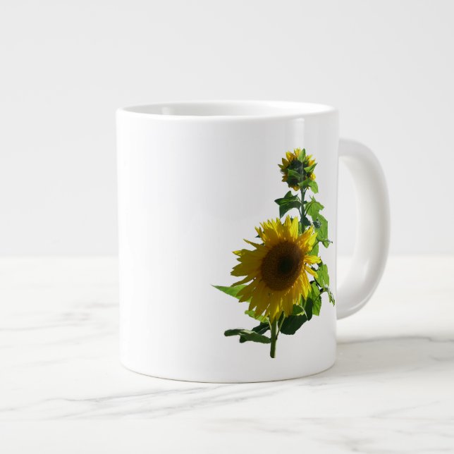 Tasse (Jumbo) - Sonnenblume (Vorderseite Rechts)