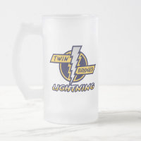 Tasse jumelle en verre de ponts