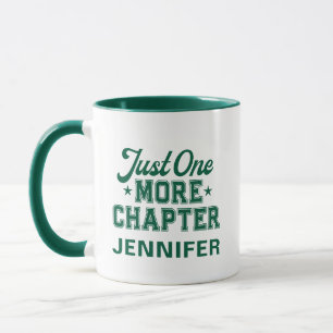 Tasse Just One More Chapter Verte Bibliophile