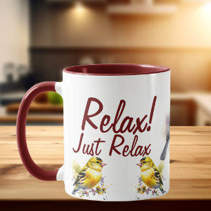 Tasse Just Relax/Oiseau