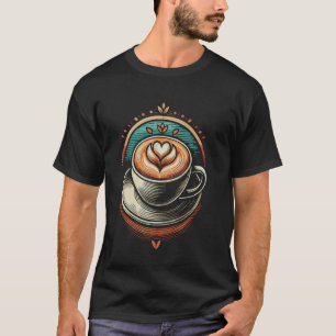 Tasse Kaffee Koffein Kaffeebohne Kaffeeliebhaber A T-Shirt