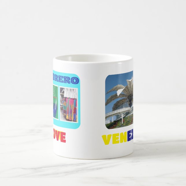 Tasse Kaffee Tasse I Liebe Venezuela, kundenspezif (Mittel)