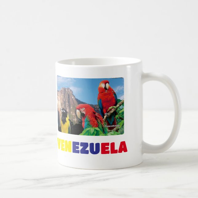 Tasse Kaffee Tasse I Liebe Venezuela, kundenspezif (Rechts)