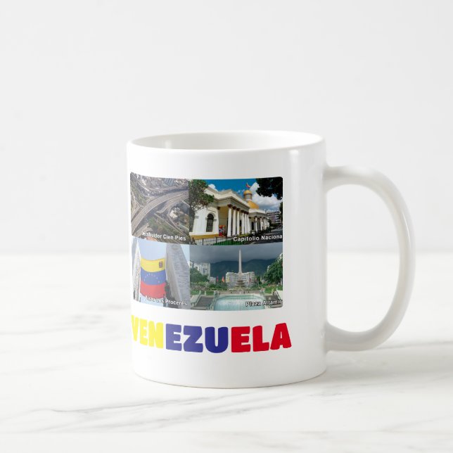 Tasse Kaffee Tasse I Liebe Venezuela, kundenspezif (Rechts)